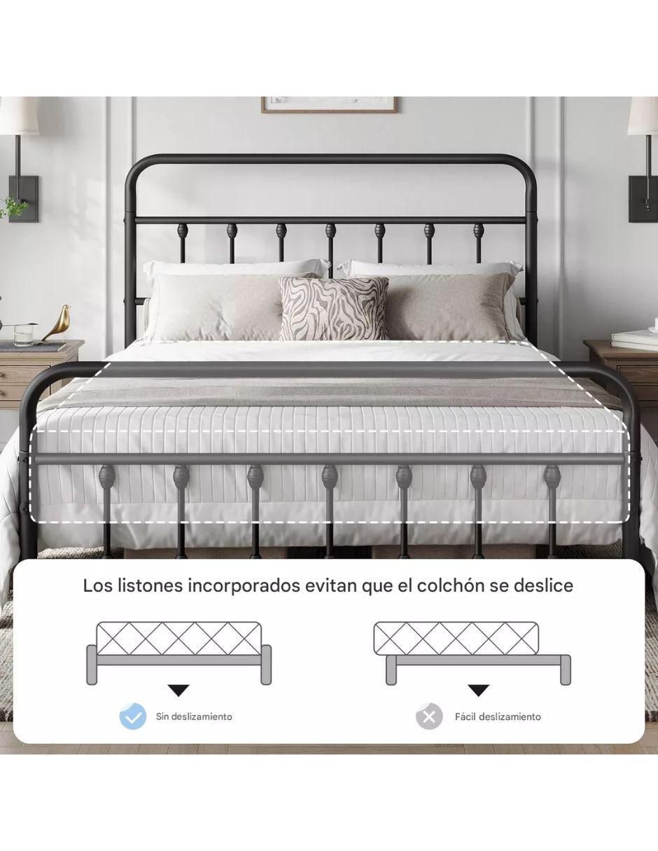 Base para cama de metal Queen Size 6