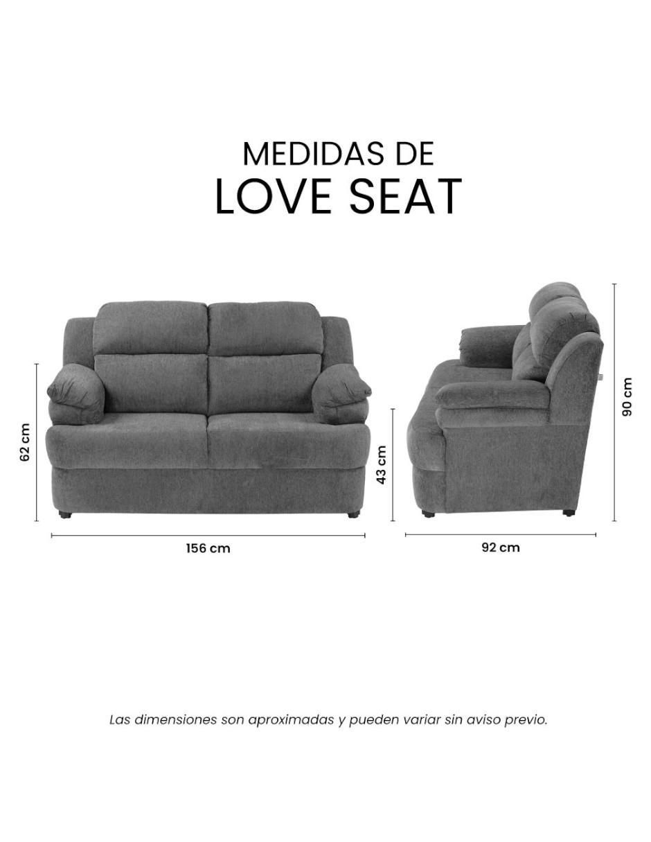 Love seat Trinity Kendra de madera