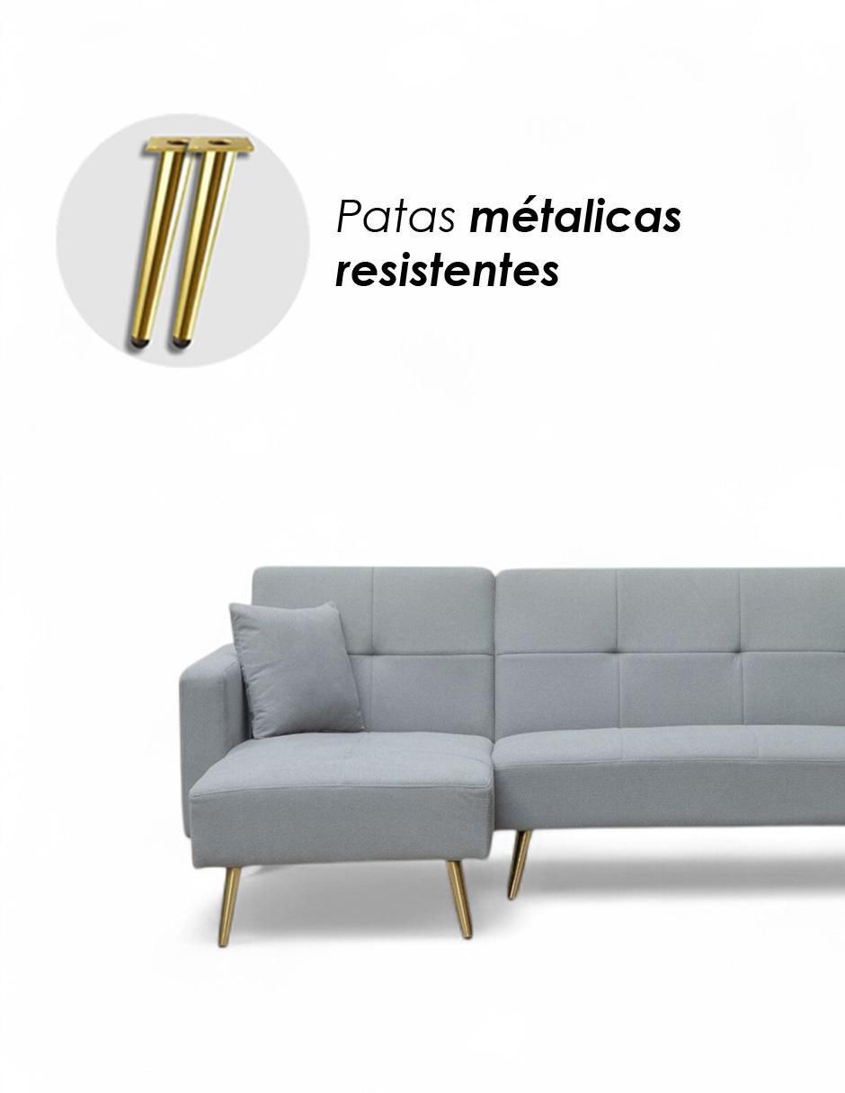 Sofá 4 plazas l ilios innova "de" madera