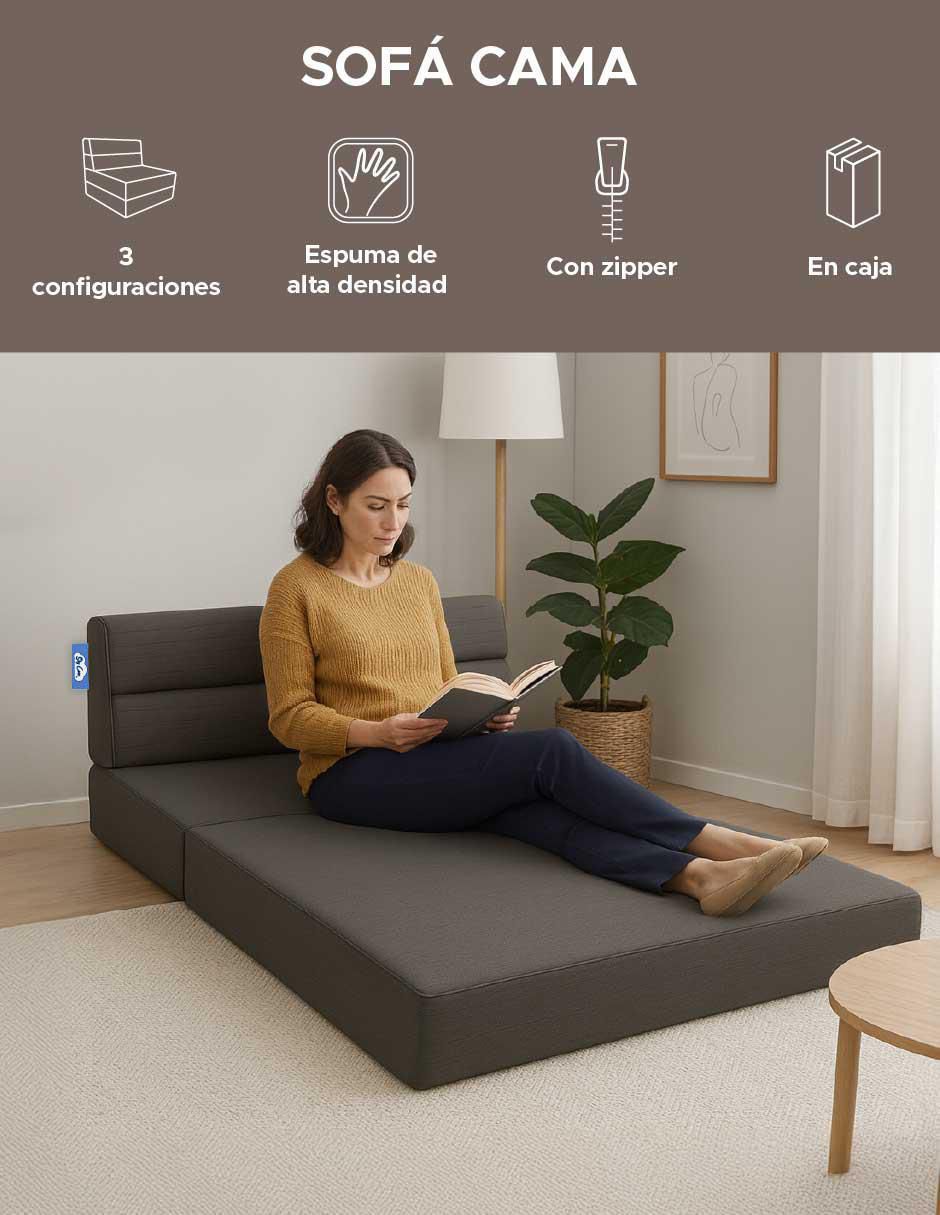"futón/sofá cama" sí sofá cama plegable skycare "de" espuma comprimida