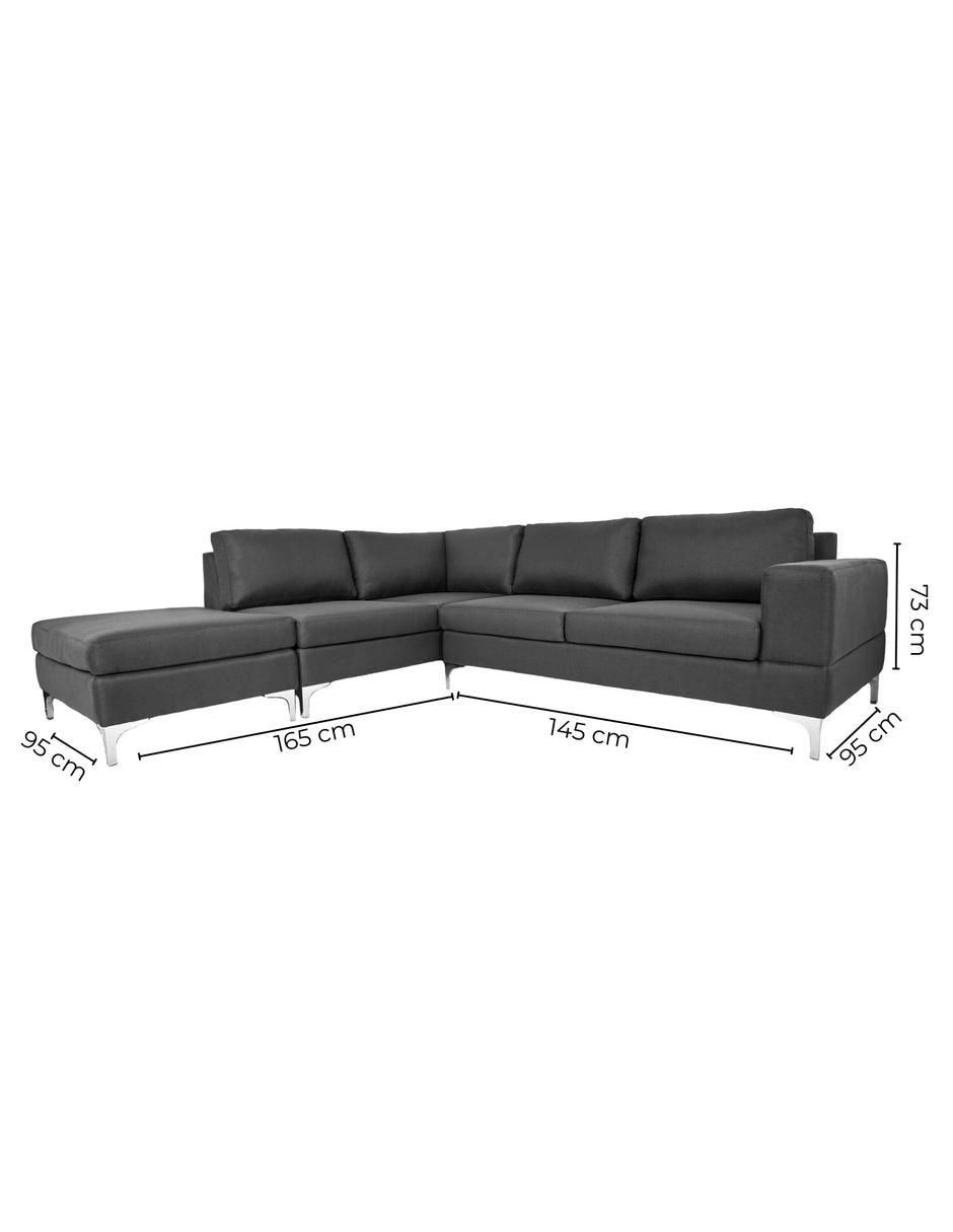 Sala modular izquierda Niagara de poliéster 7