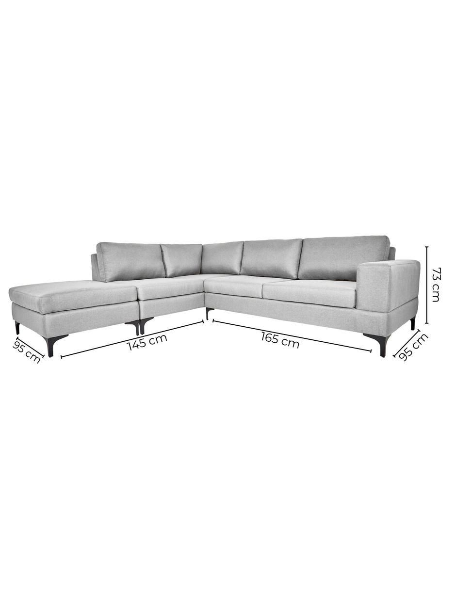 Sala modular izquierda Niagara de poliéster 6