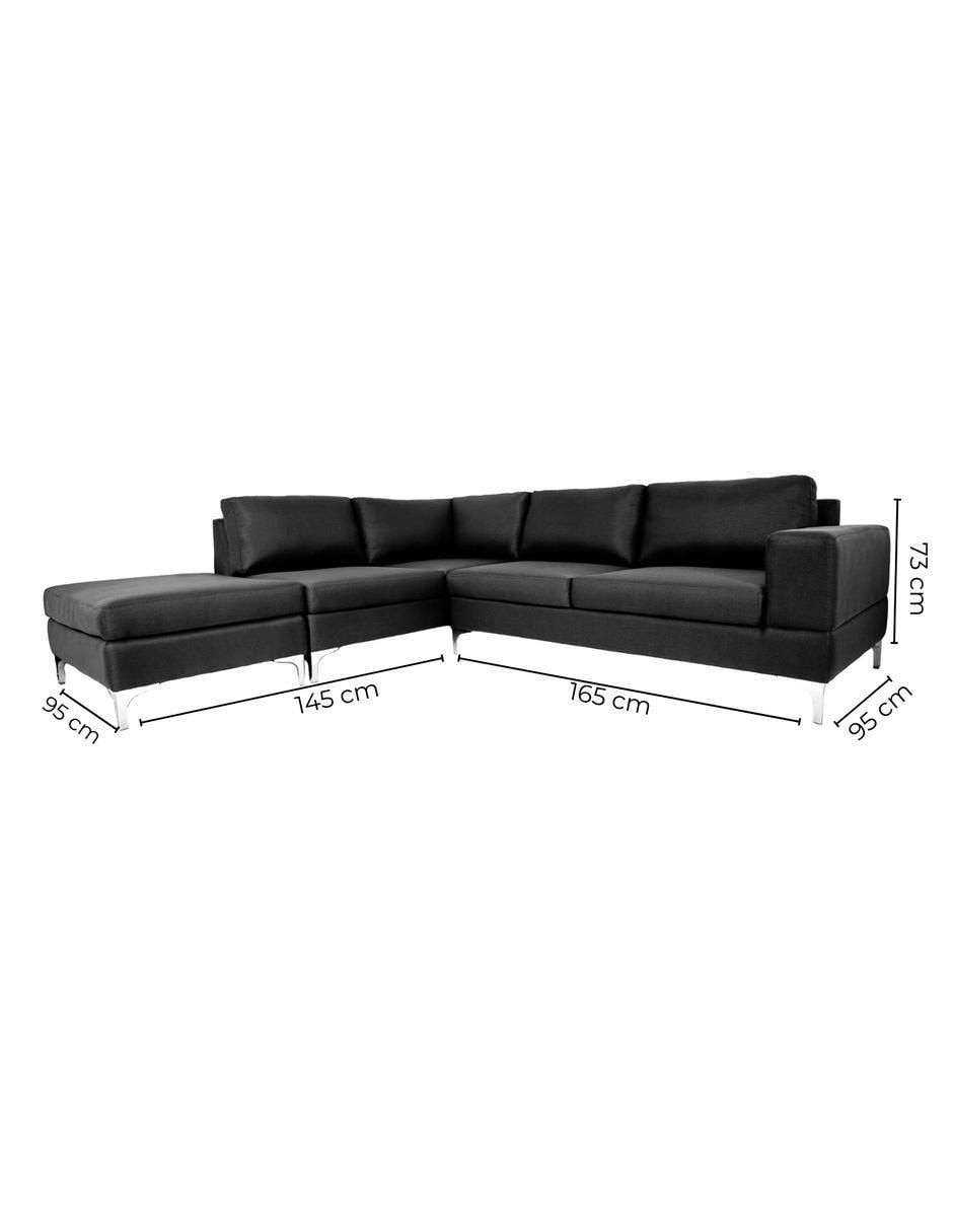 Sala modular izquierda Niagara de poliéster 6