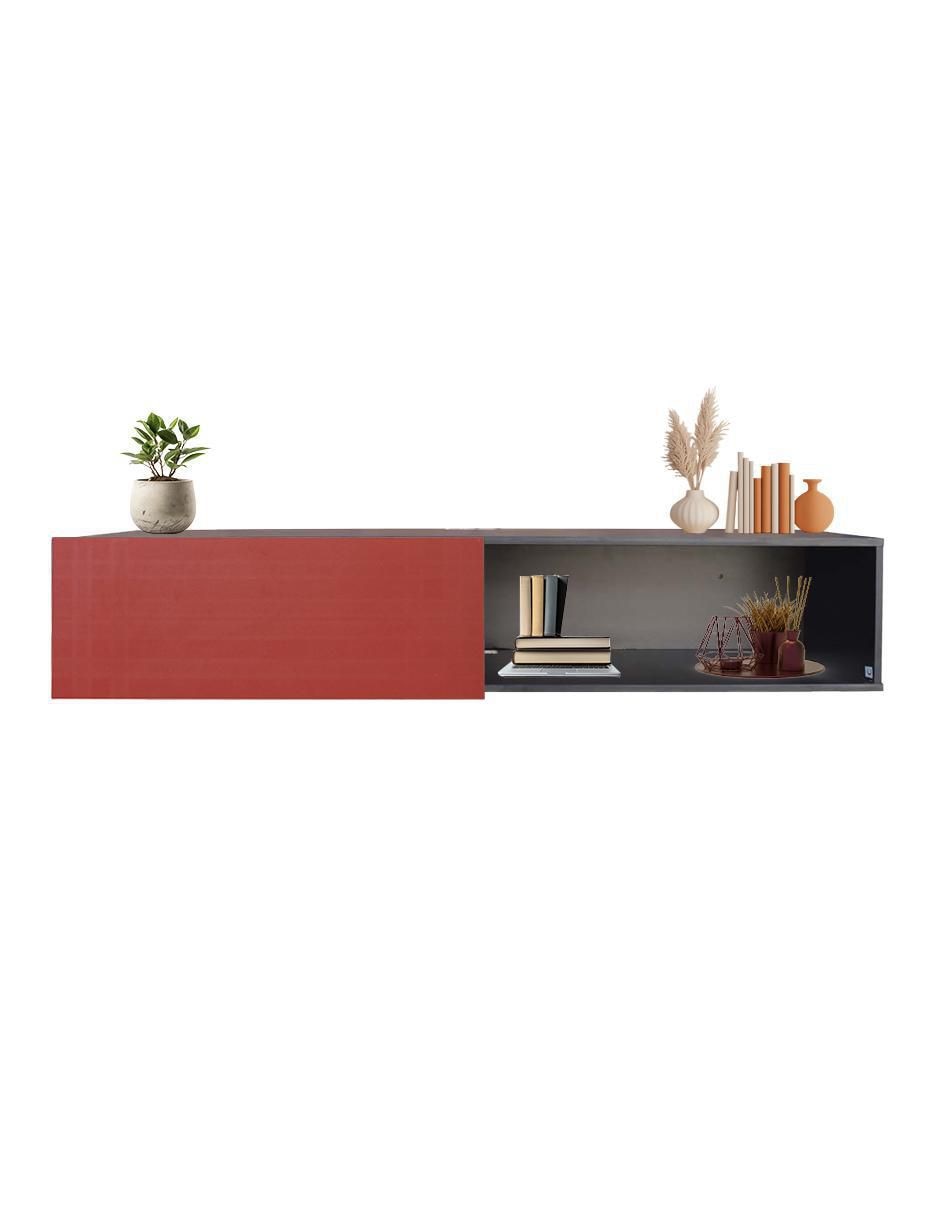 Mueble para TV flotante de melamina 3