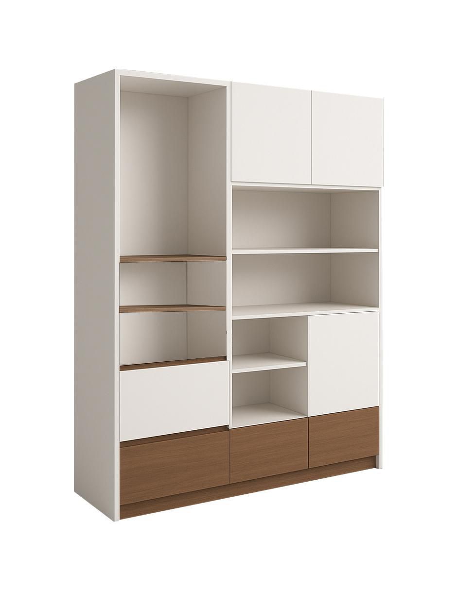 Librero Oslo de melamina 4