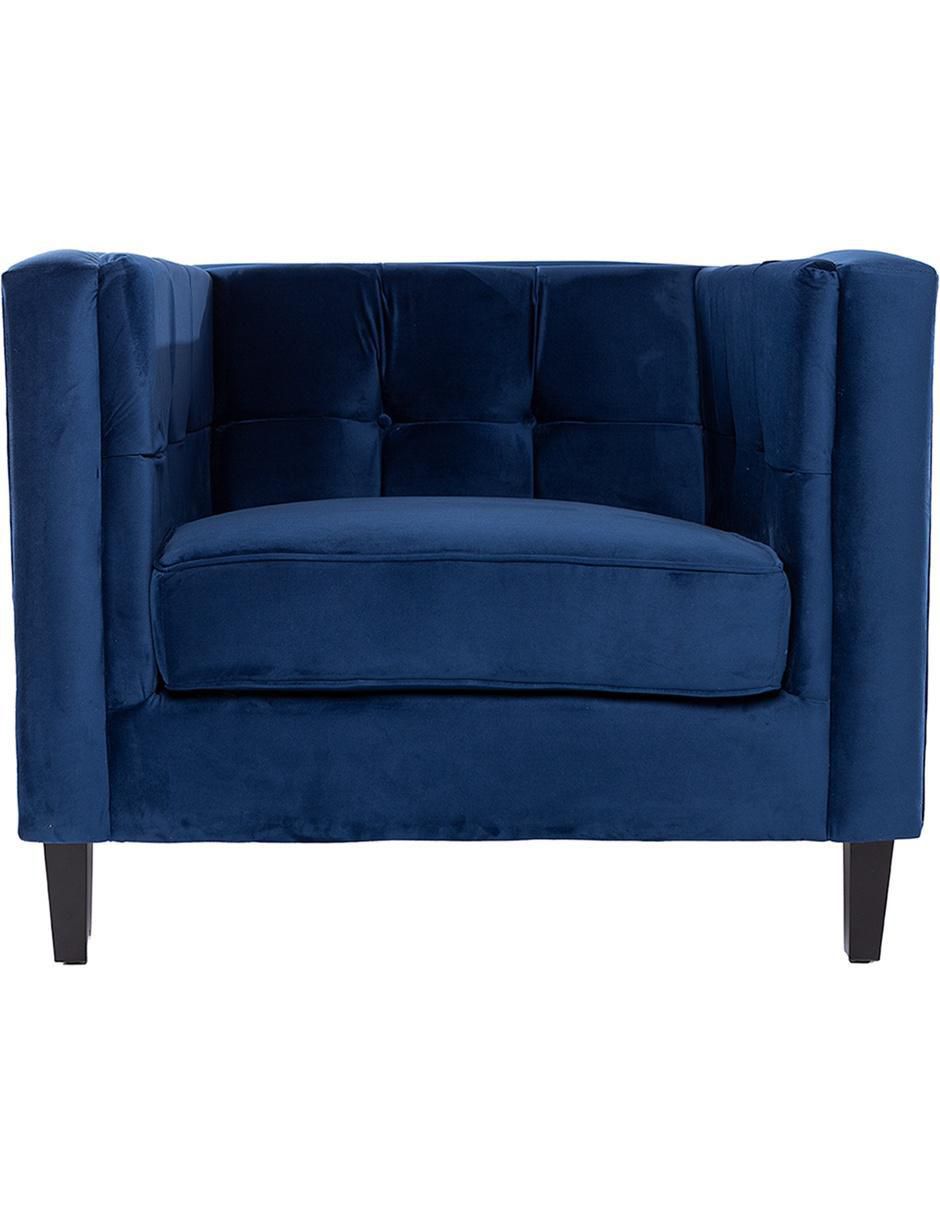 Sillón Madison de terciopelo
