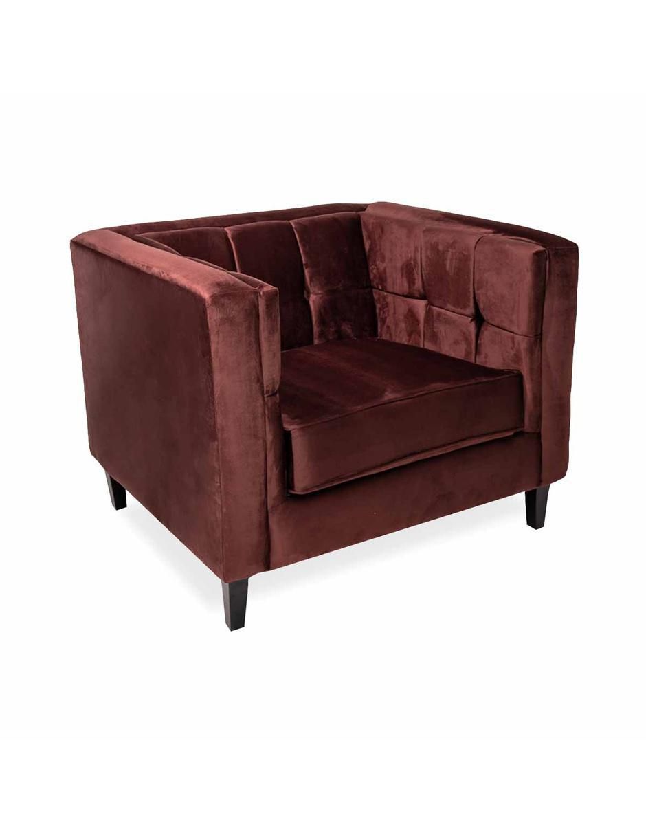 Sillón Madison de terciopelo 3