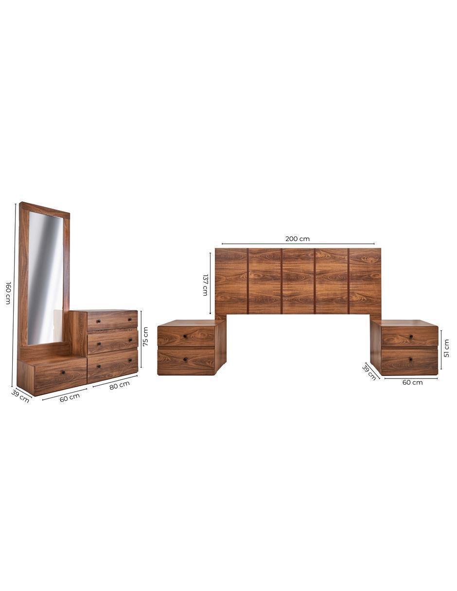 Set Recámara Louvre de MDF 12