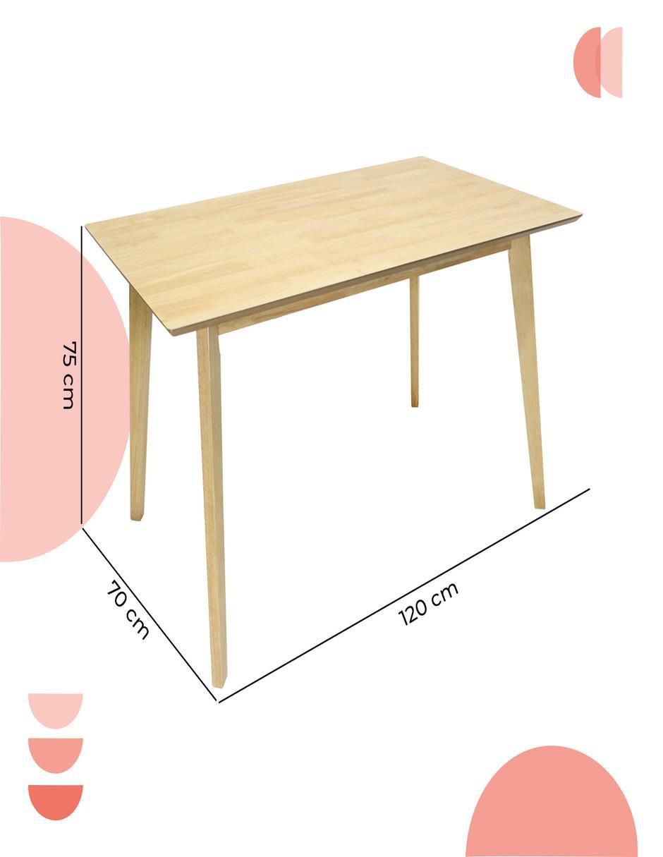 Mesa de comedor madeira chapa mundo in "de" metal y madera