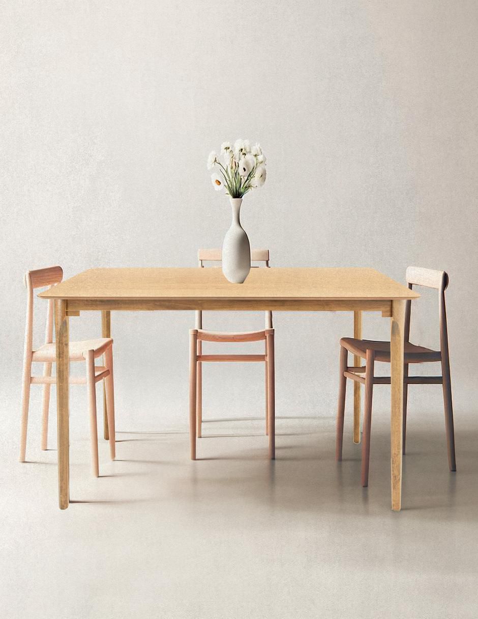 Mesa de comedor madeira chapa mundo in "de" mdf y madera