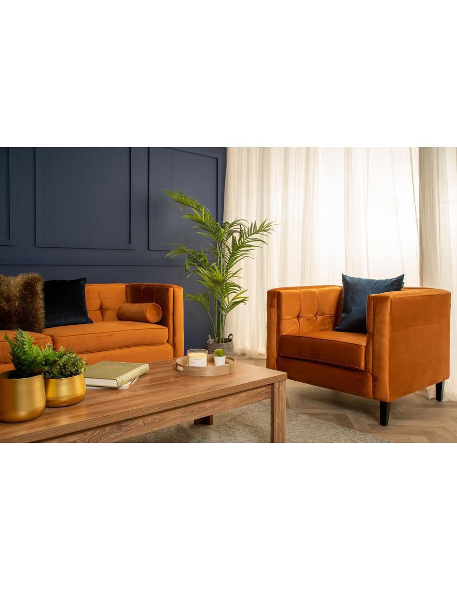 Sillón Madison de terciopelo 2