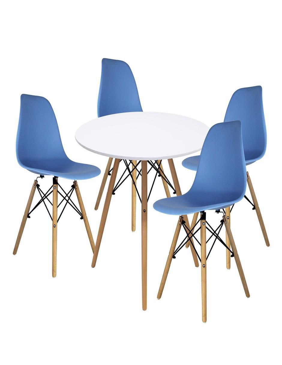 Comedor Oslo para 4 personas de cristal templado