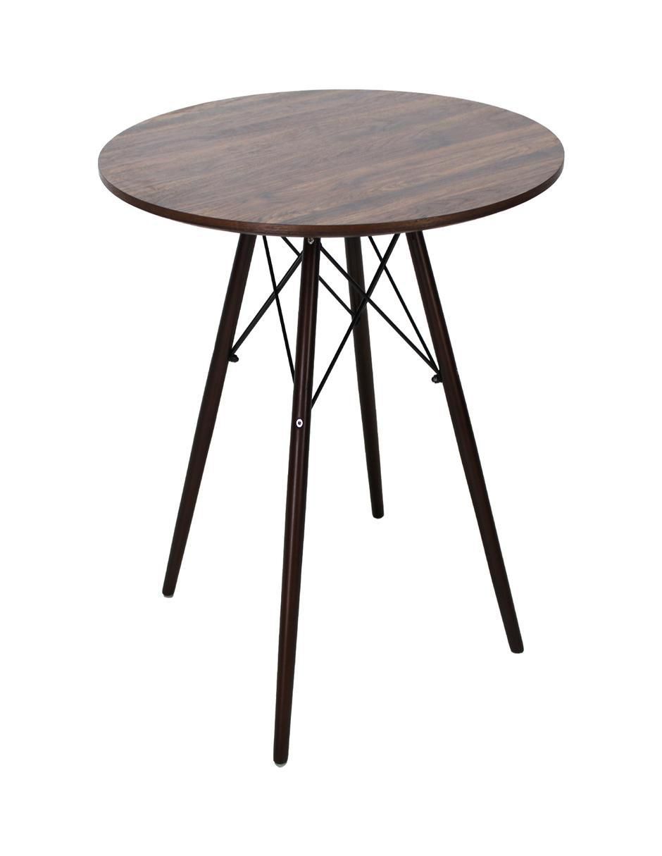 "comedor" oslo circular nogal mundo in "para" 4 personas "de" cristal templado
