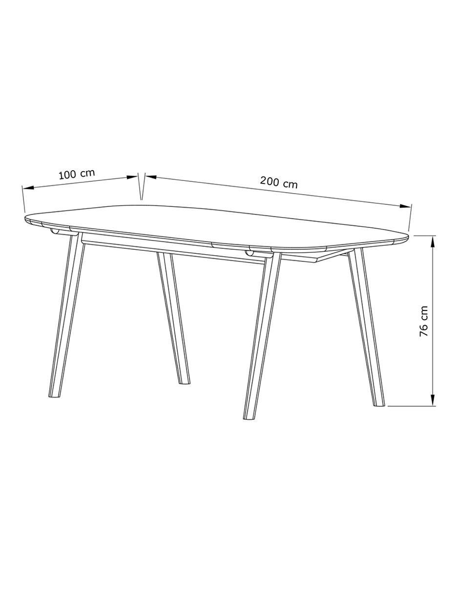 Mesa de comedor armable Trinity Haus 12