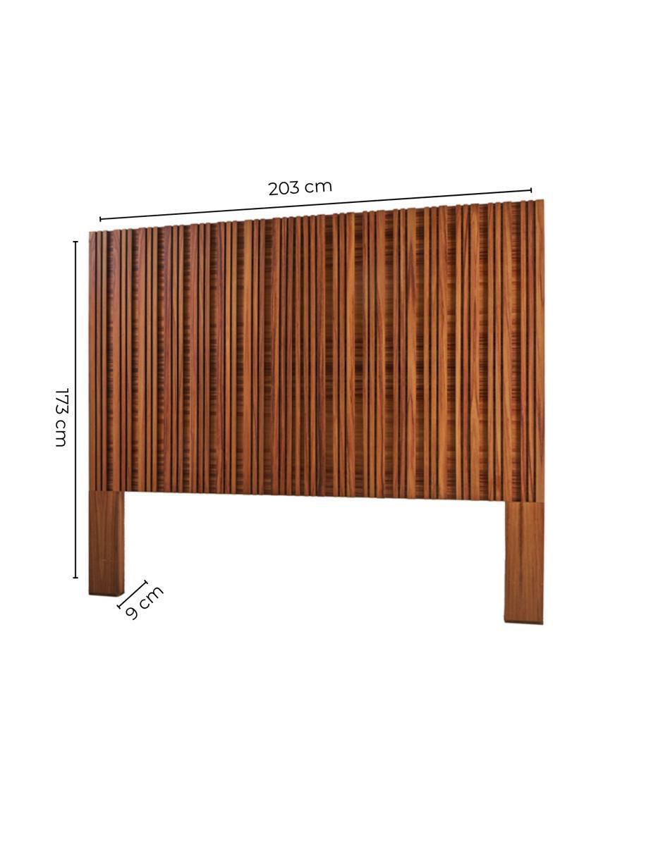 Cabecera Amarella de chapa madera 8