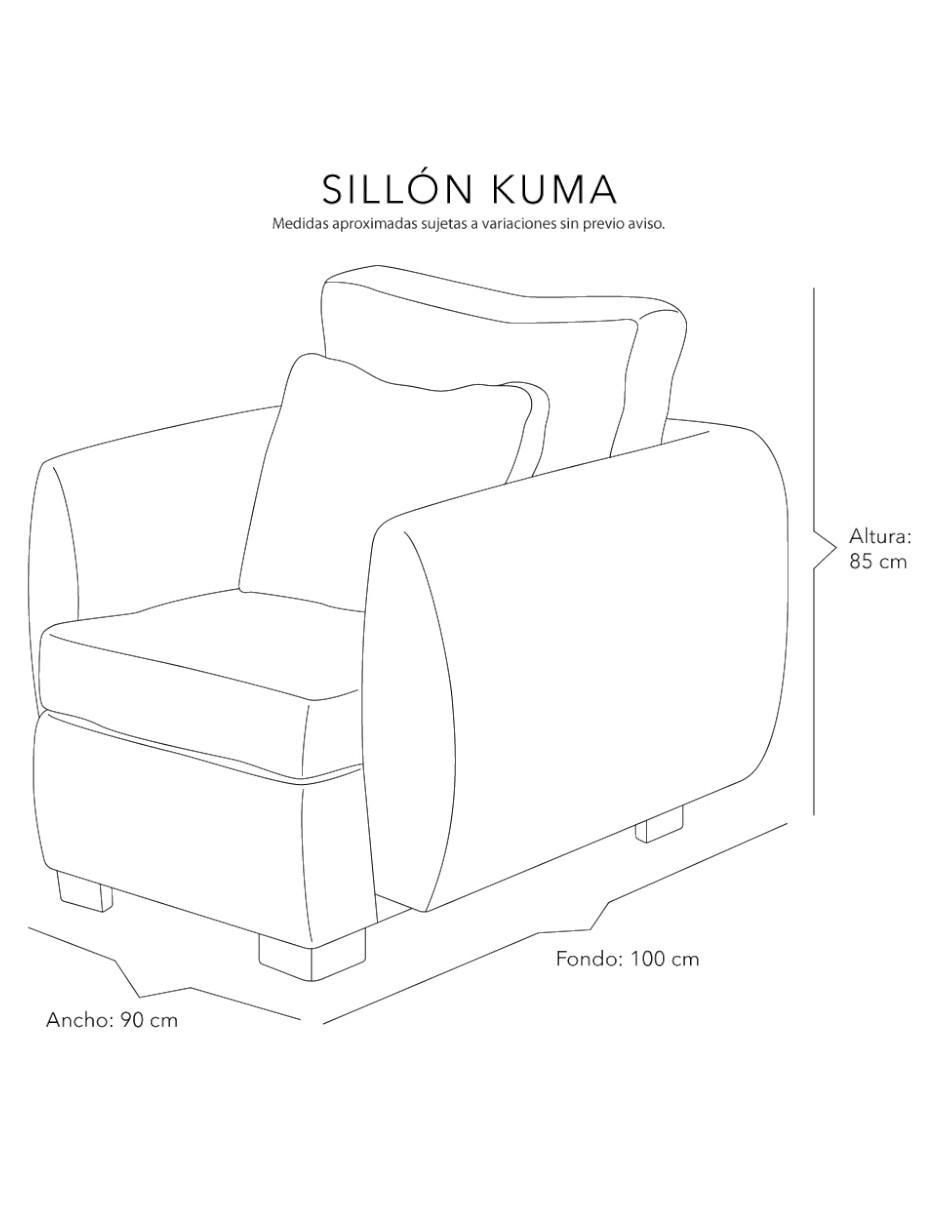 Sillón Kuma de lino 6