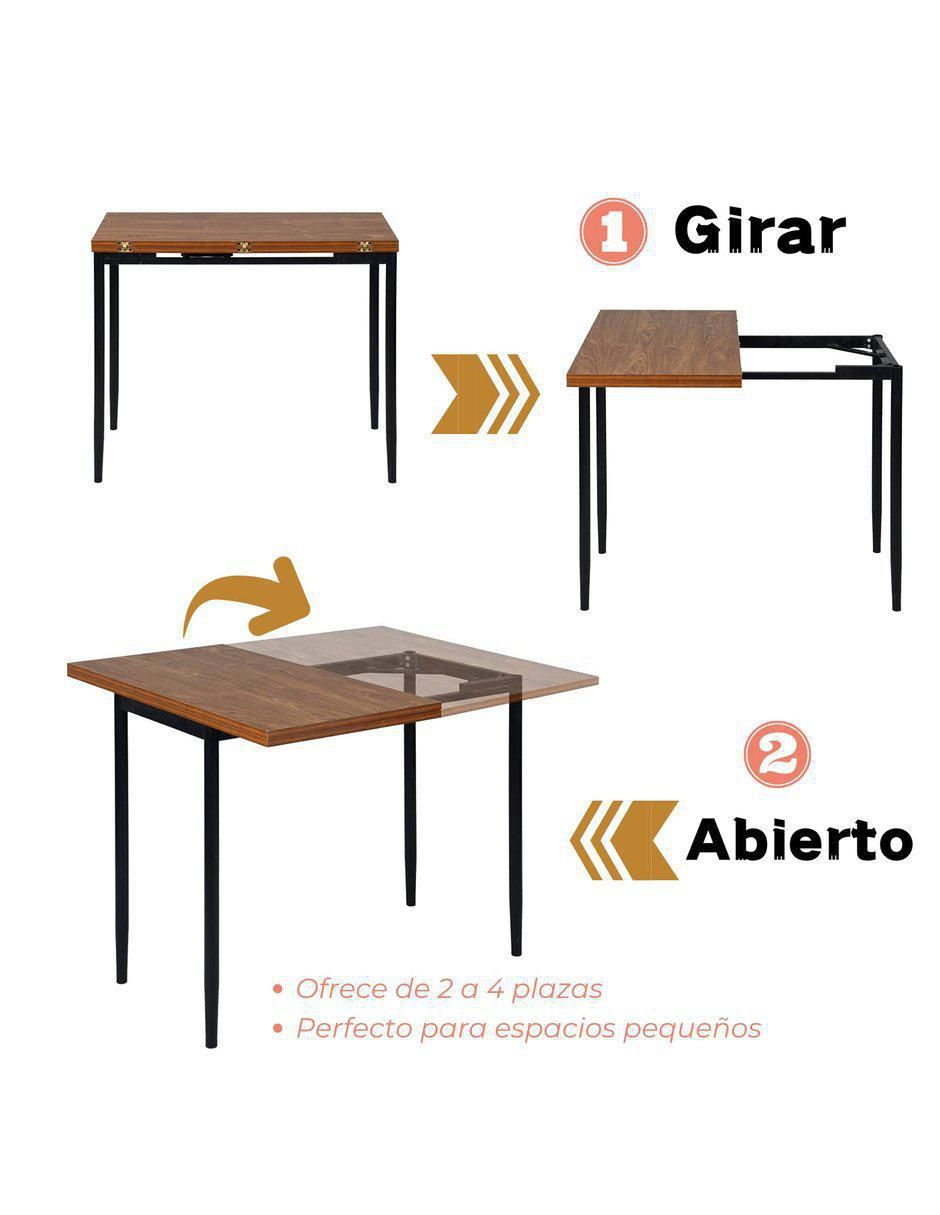Mesa de comedor armable Plegale 3