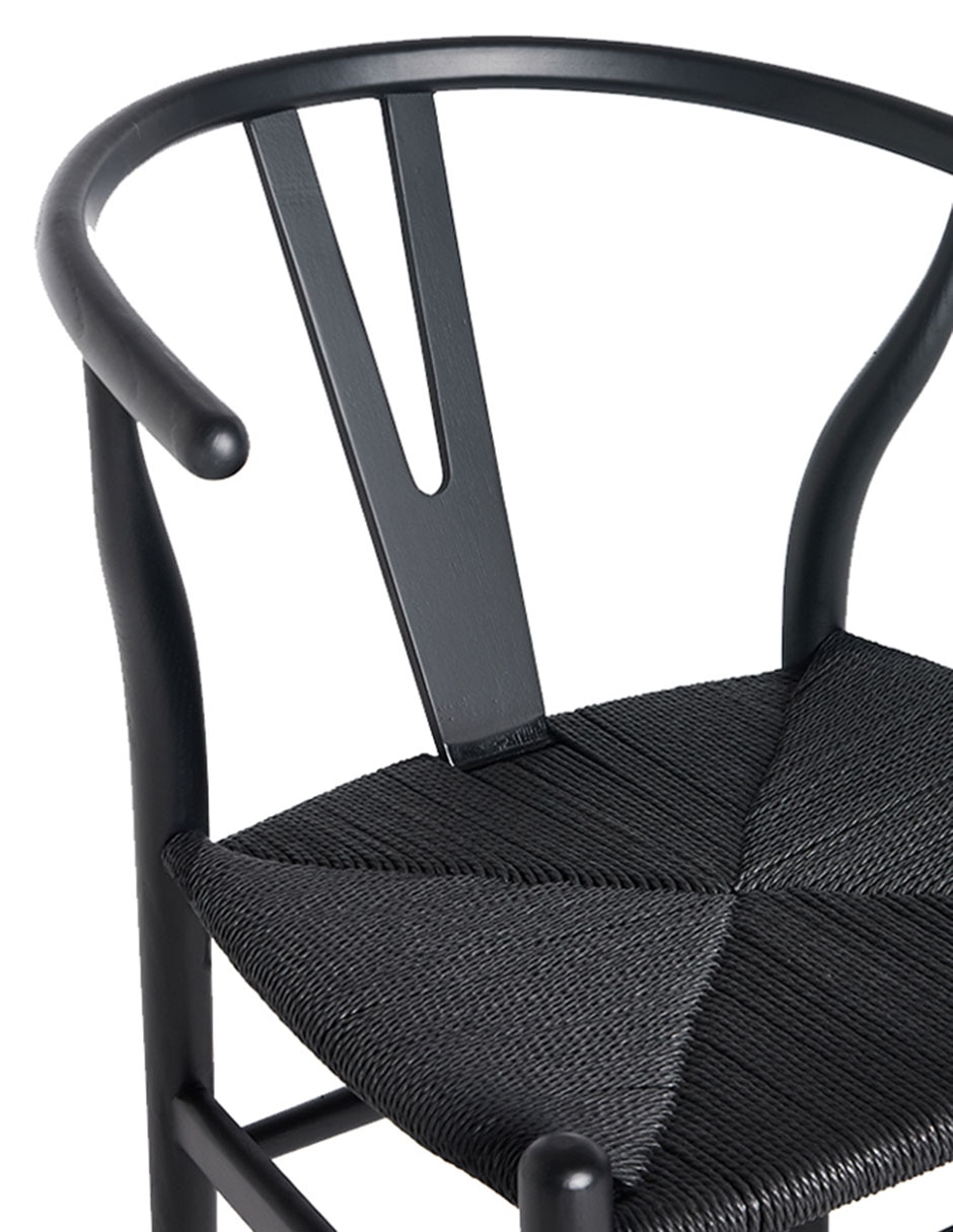 Silla Luciana de madera sólida 7
