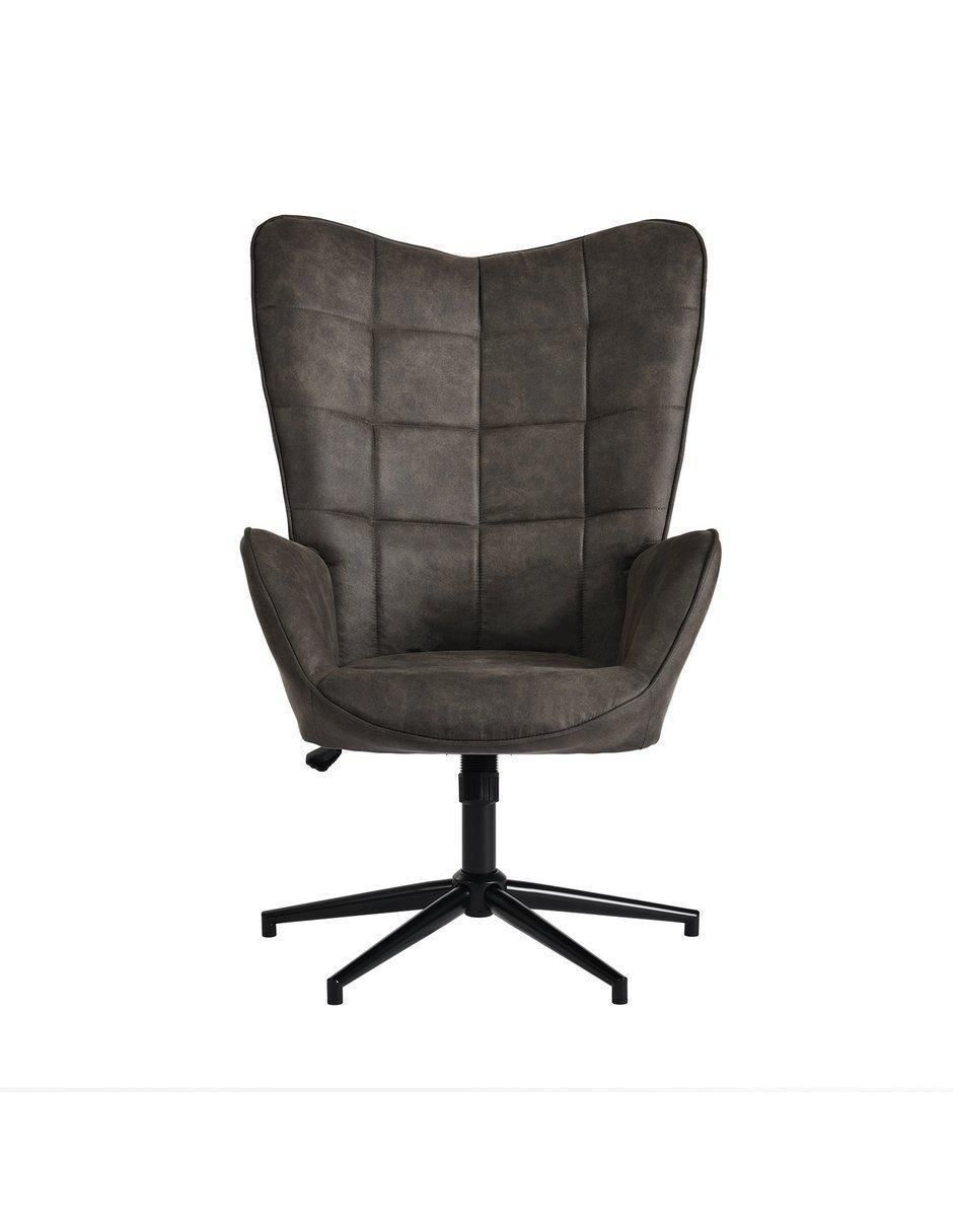 Silla escritorio Boss de microfibra y piel