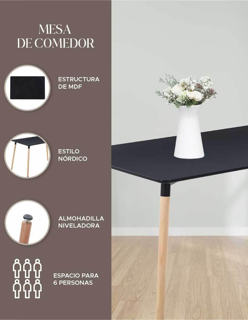 Mesa Eames de MDF 3