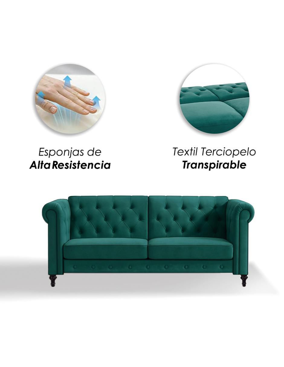 Sofá cama de terciopelo 7