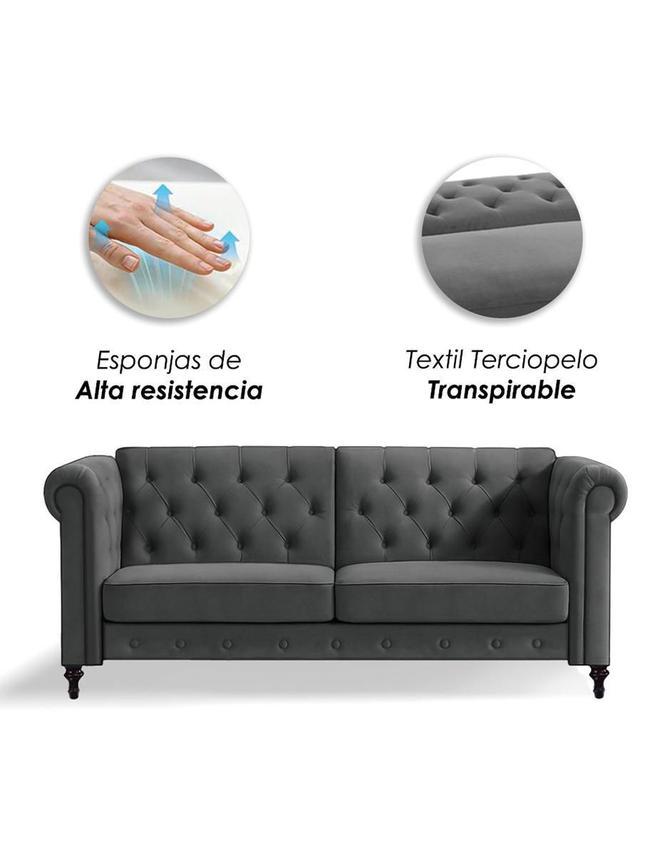Sofá cama de terciopelo 6