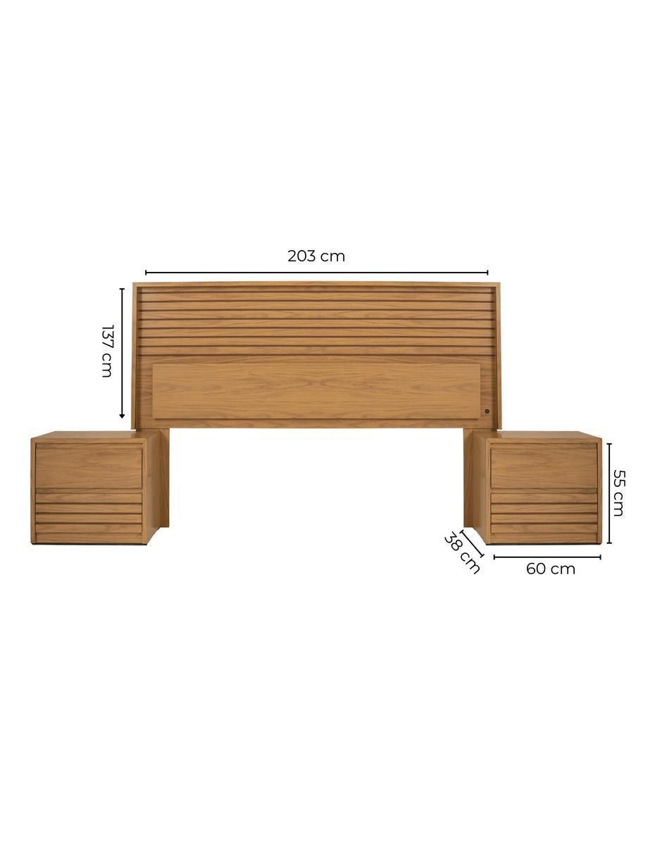 Cabecera Lumia de MDF 12