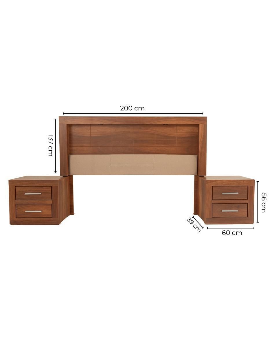 Cabecera Pamela de MDF 14