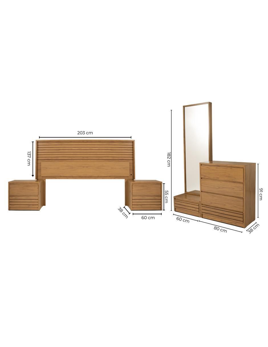Set recámara Lumia de MDF 16