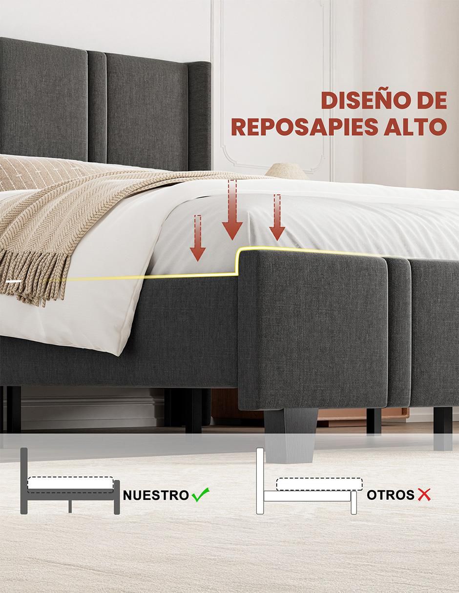 Base para cama de madera 7