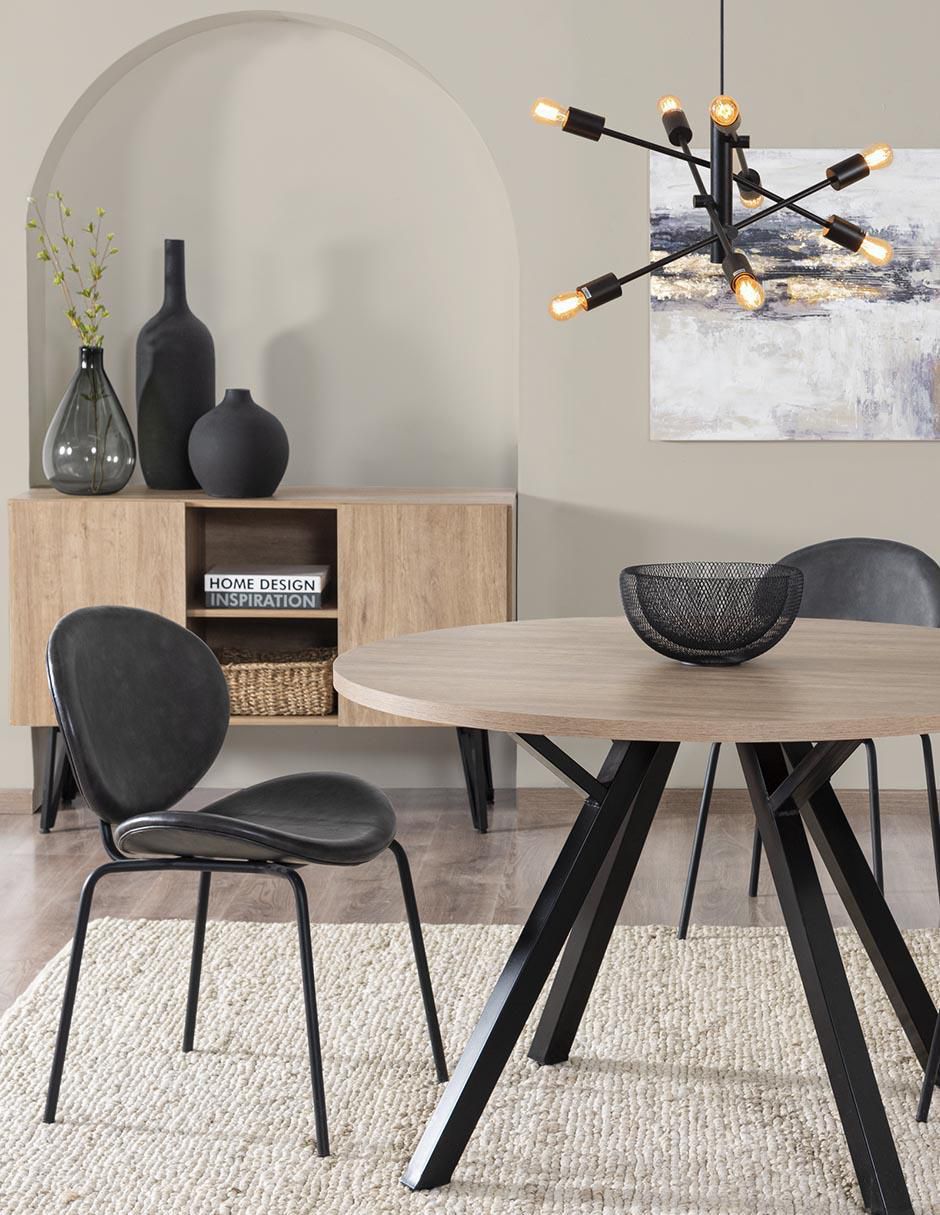Silla Busteni de madera y tela 4