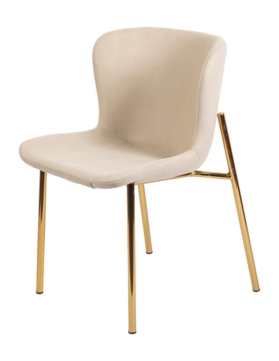 Silla Venlo de metal y tela