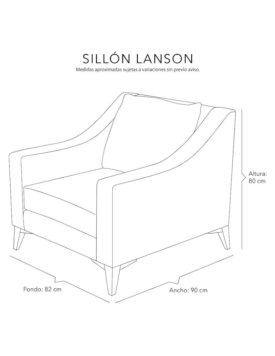 Sillón Lanson de madera pino 2