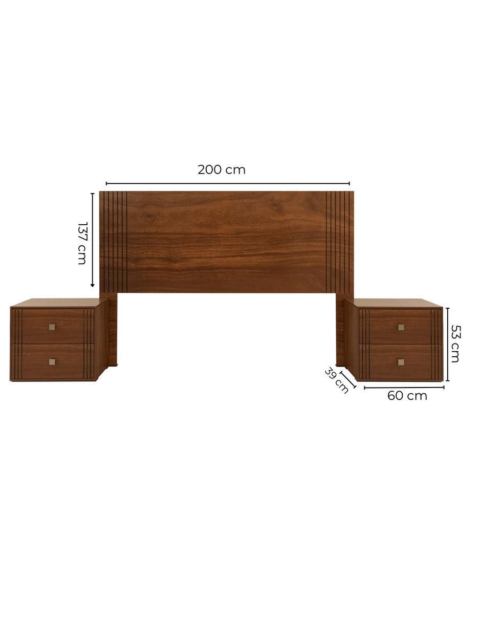 Cabecera Sofía de MDF 12