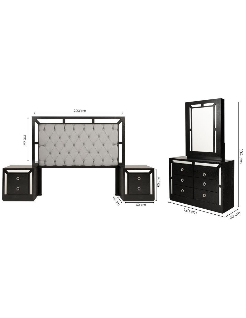 Set recámara Emma de MDF 14
