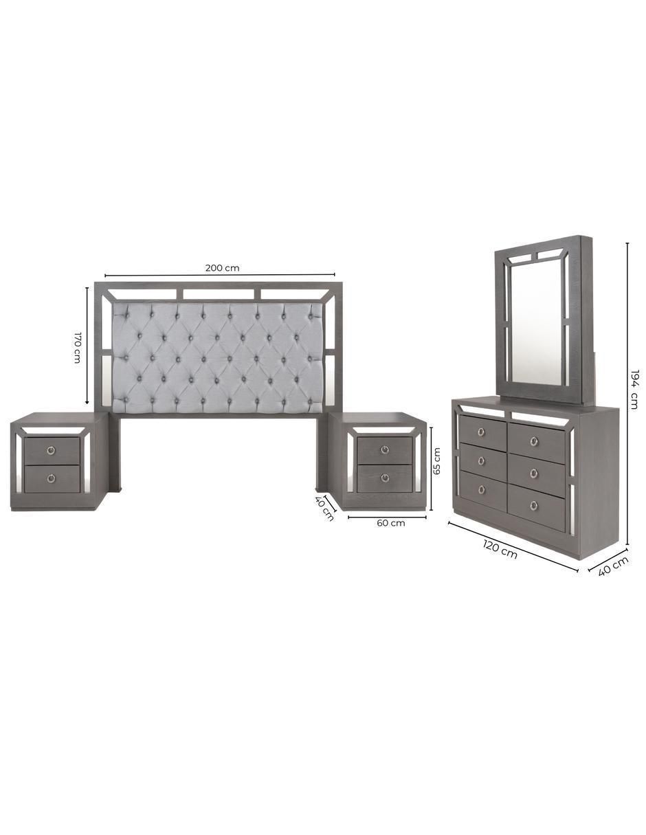Set recámara Emma de MDF 12