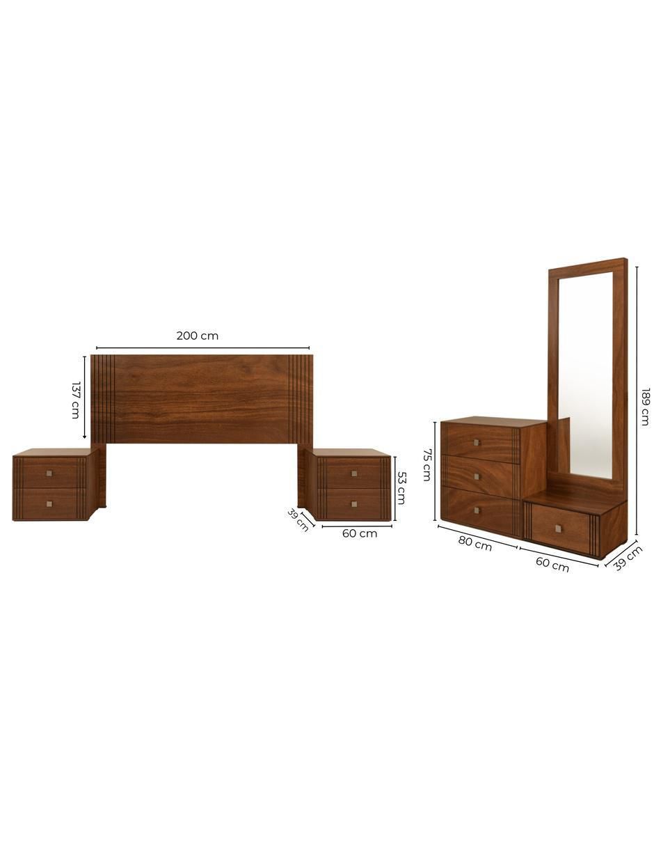 Set recámara Sofía de MDF 13