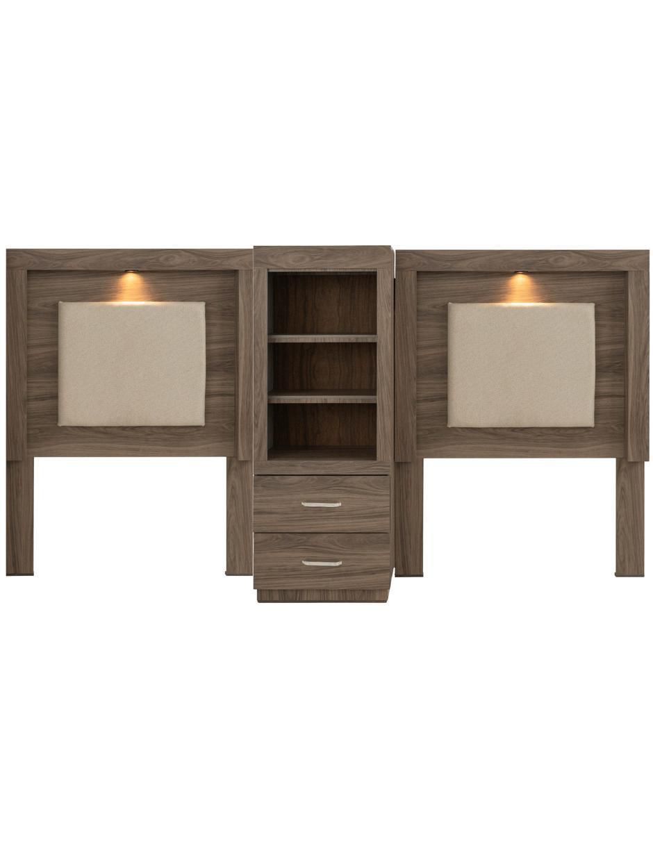 Cabecera Versalles gemela de MDF
