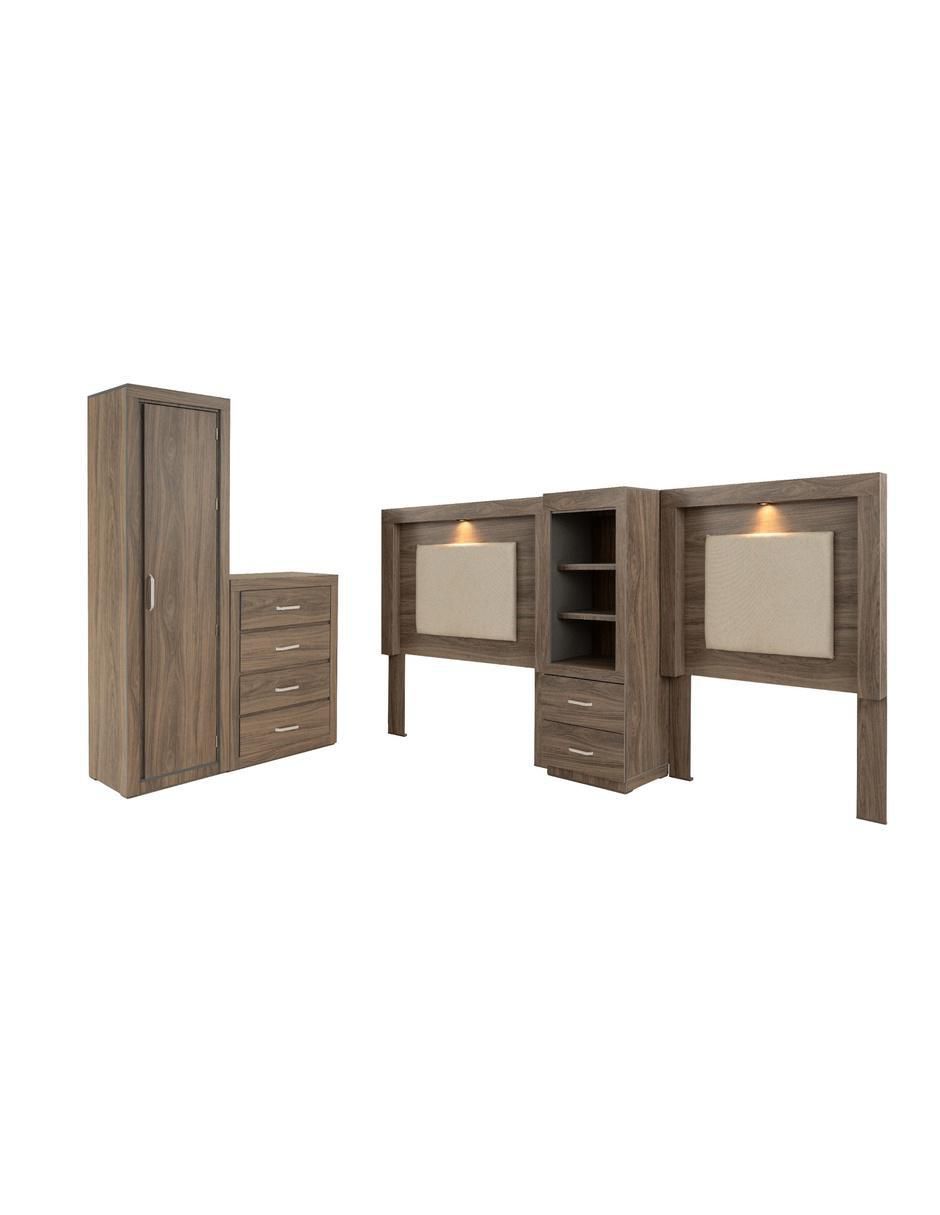 Set recámara Versalles gemela de MDF
