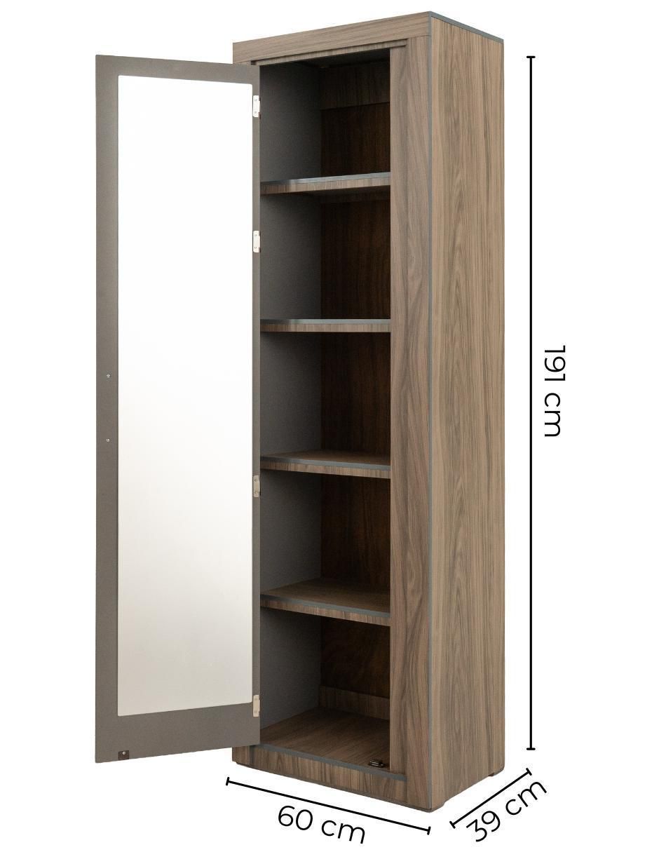 Ropero Versalles gemela Rop-ver-gri de MDF 6