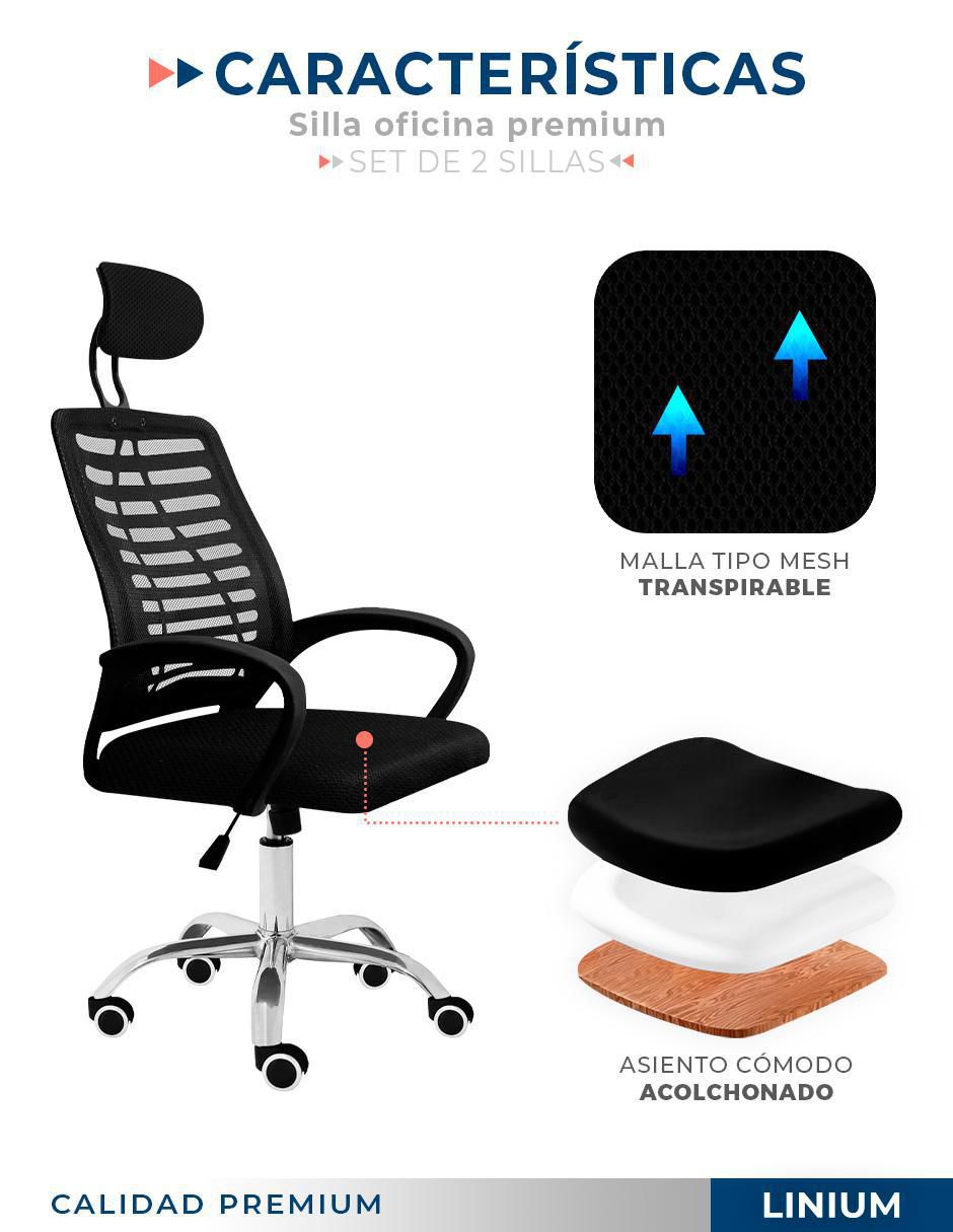 Set de sillas 2 piezas de metal 3