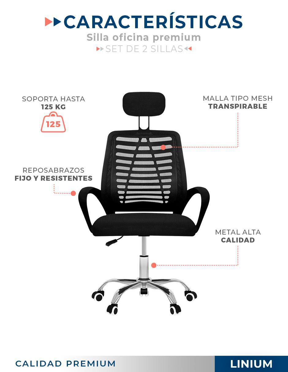 Set de sillas 2 piezas de metal 6
