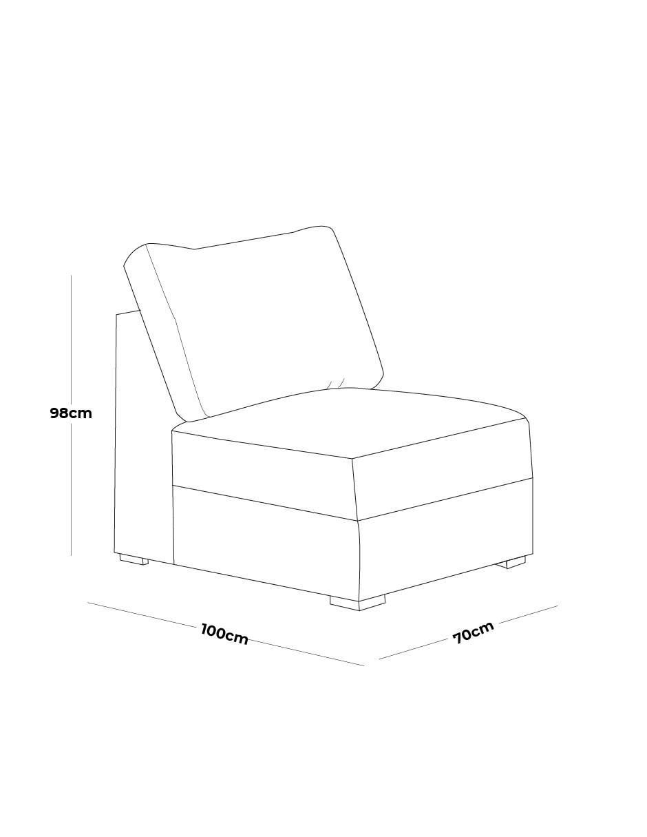 Sillón Amira de lino 3
