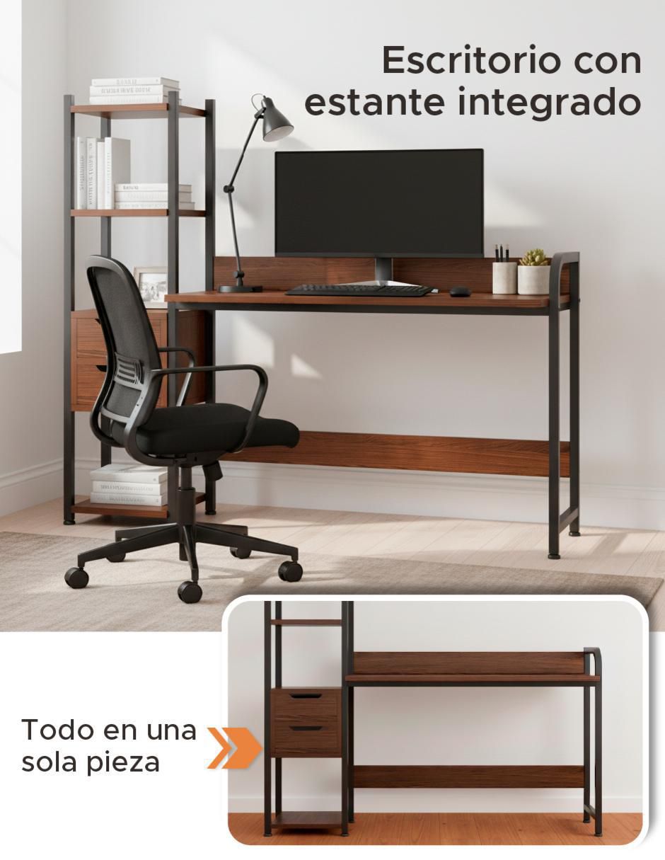 Escritorio armable Contemporáneo de MDF 3