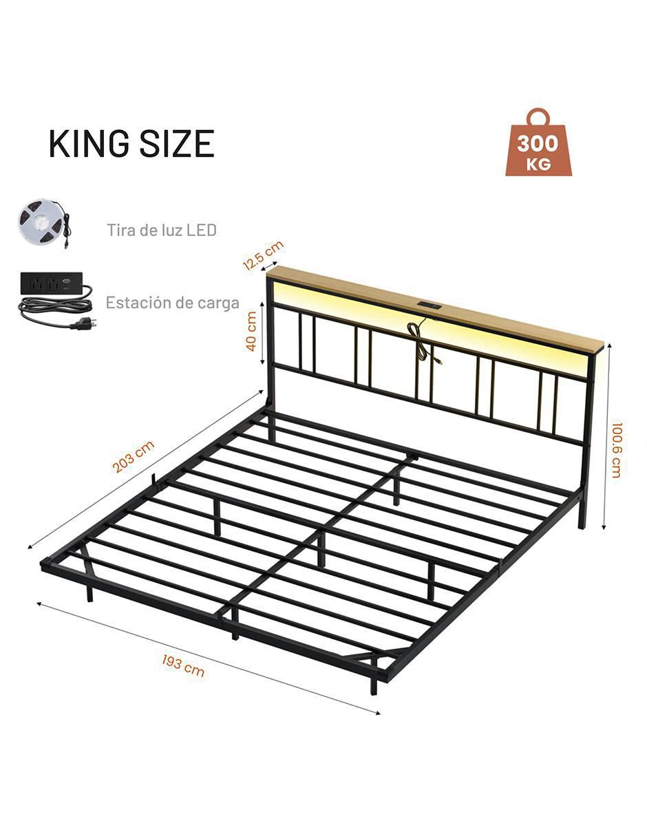 Base para cama armable de metal 8