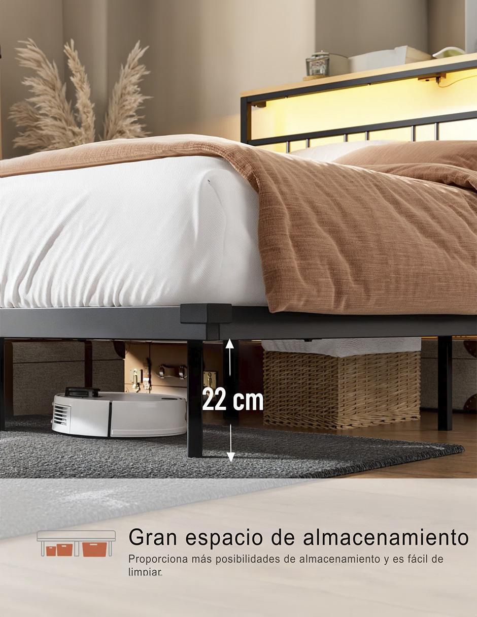Base para cama armable de metal 4