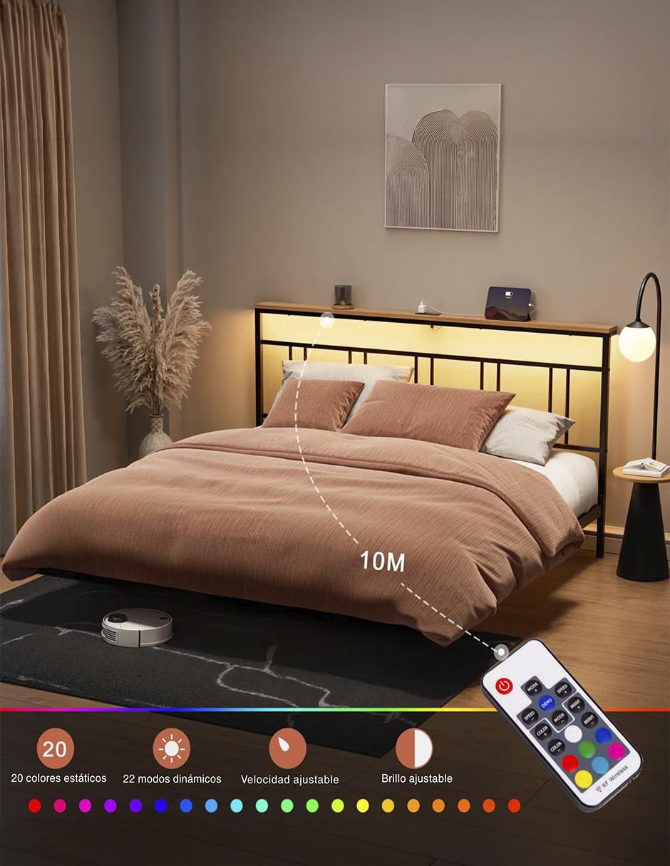 Base para cama armable de metal 6
