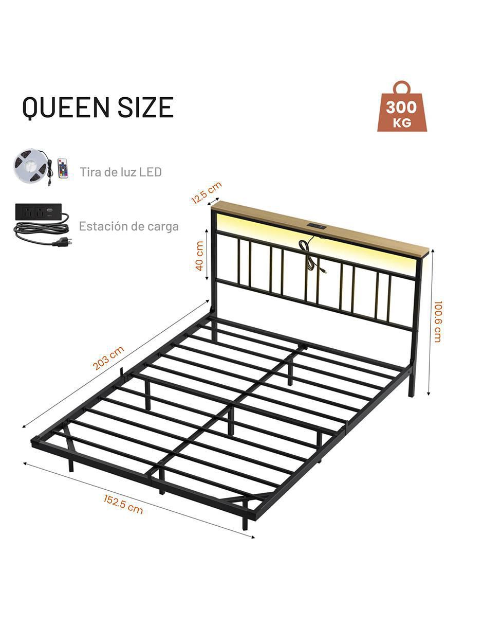Base para cama armable de metal 8