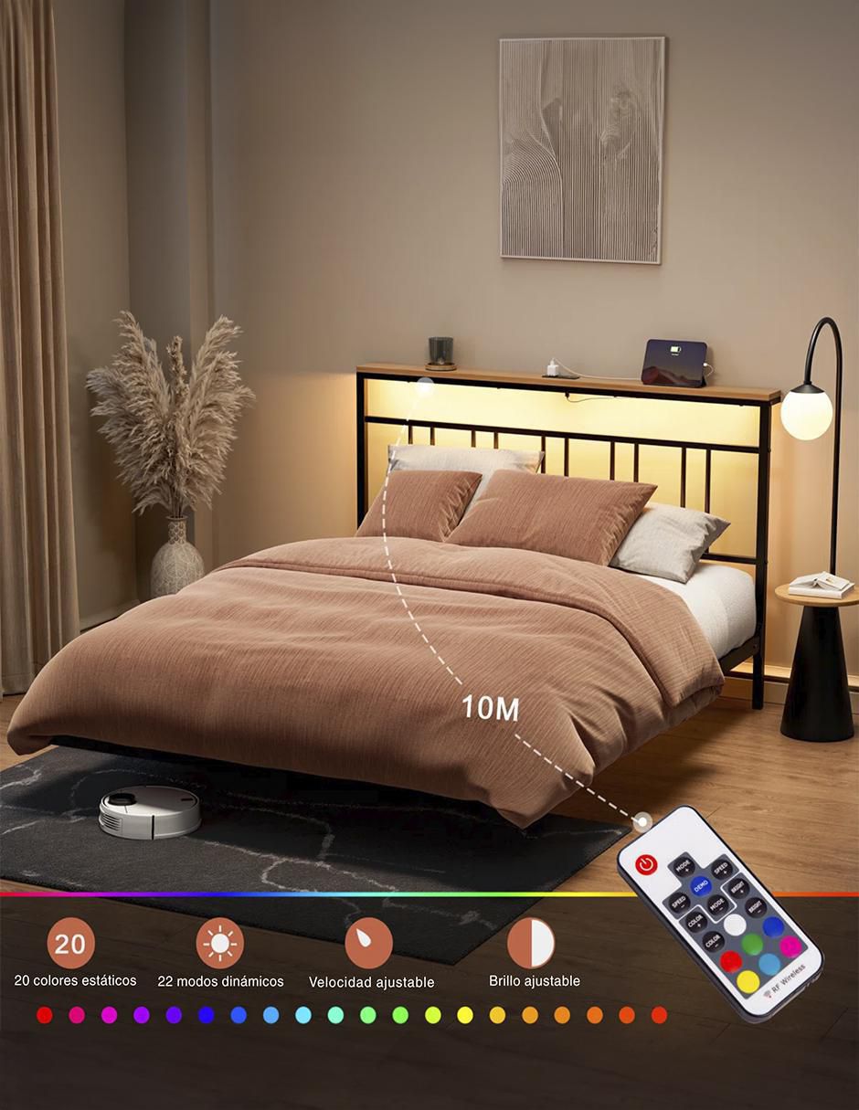 Base para cama armable de metal 6