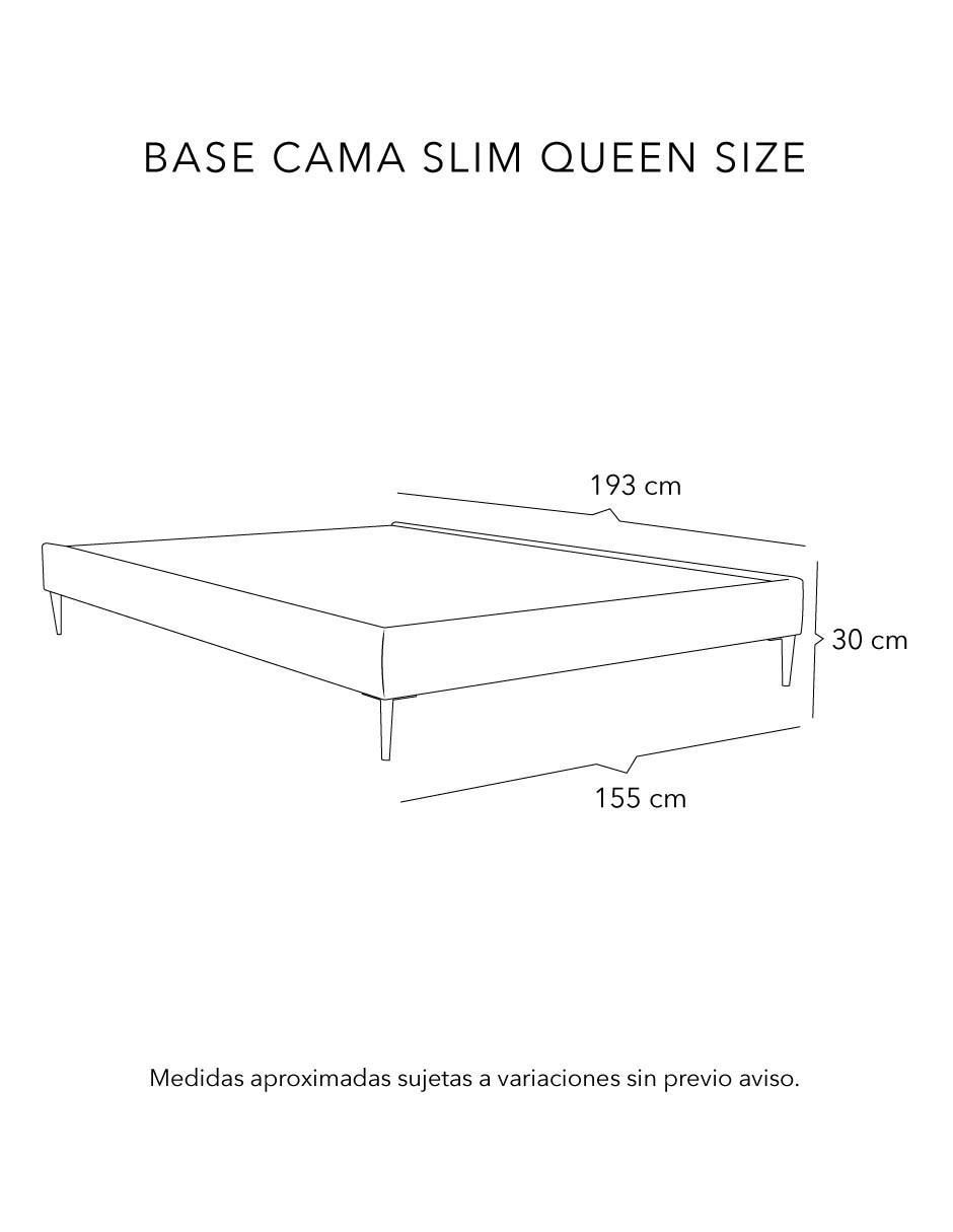 Base para cama slim madera pino 6